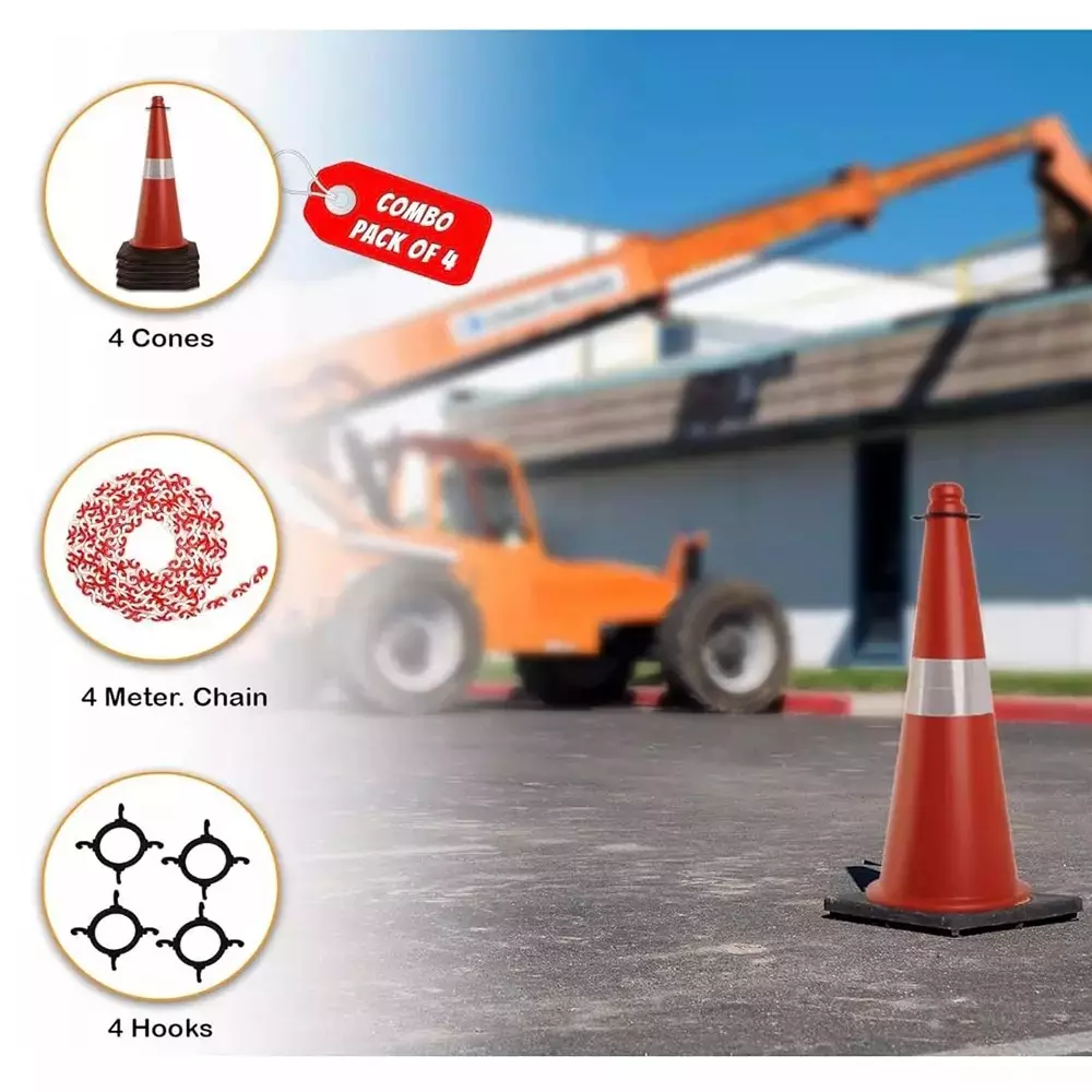 generic-road-traffic-safety-cones-with-chain-hooks-kit-75-cm-cone-height-4-m-chain-length-pvc-for-construction-road-side-area