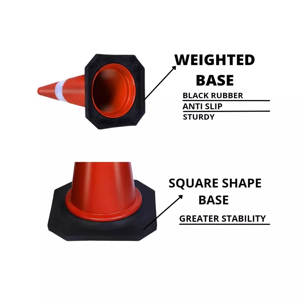 generic-cf-ind-traffic-safety-pvc-cone-set-with-reflective-strips-5-m-chain-barrier-750-mm-size-pack-of-5