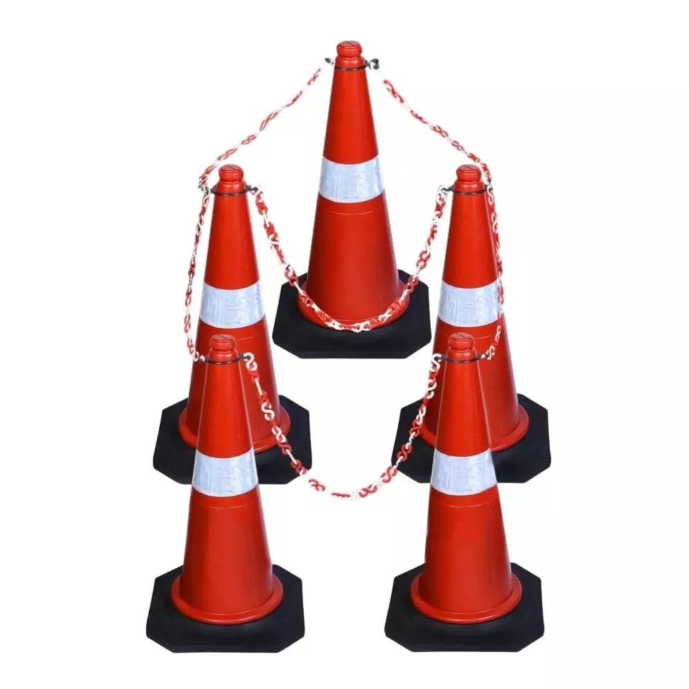 generic-traffic-safety-cone-with-reflective-strips-750-mm-295-inchsize-heavy-duty-construction-zone-equipment-pvc-pack-of-5