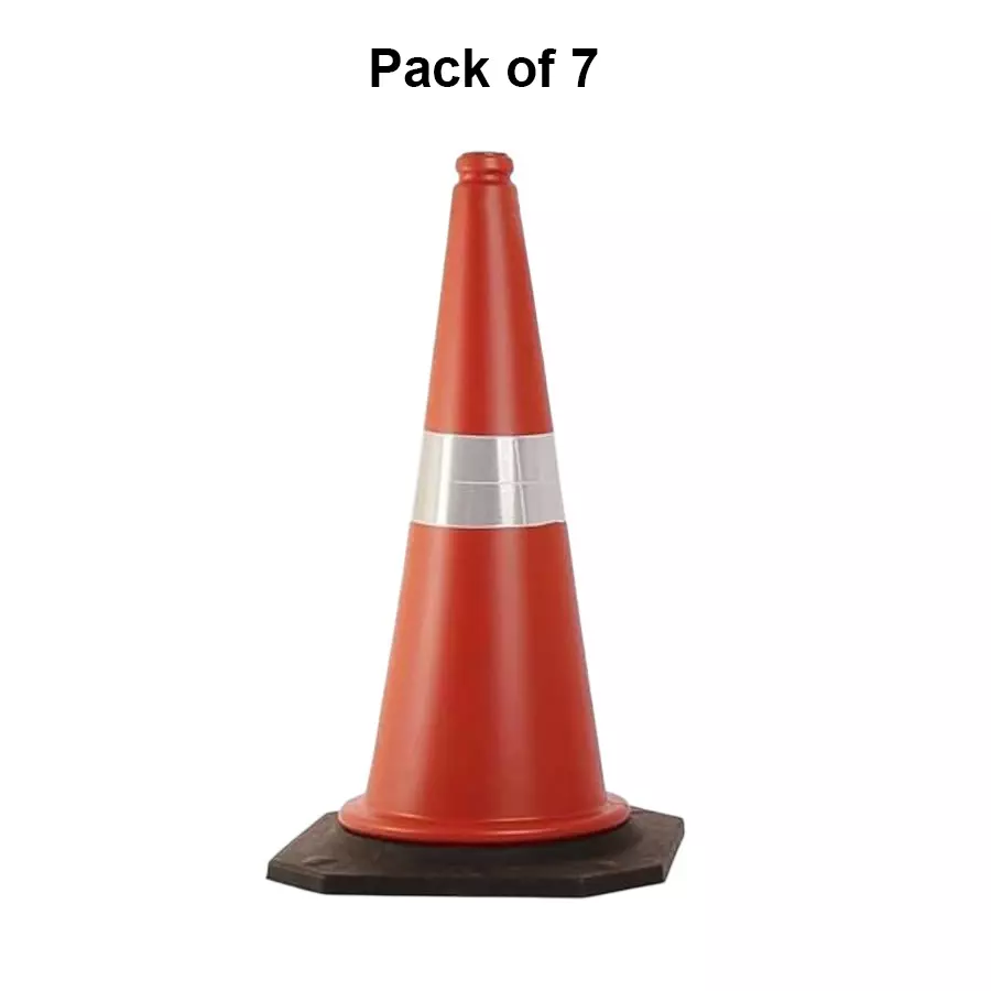 generic-road-traffic-cone-reflective-tape-plastic-high-visibility-lightweight-red-0r-7dna-prkm-7-pcs