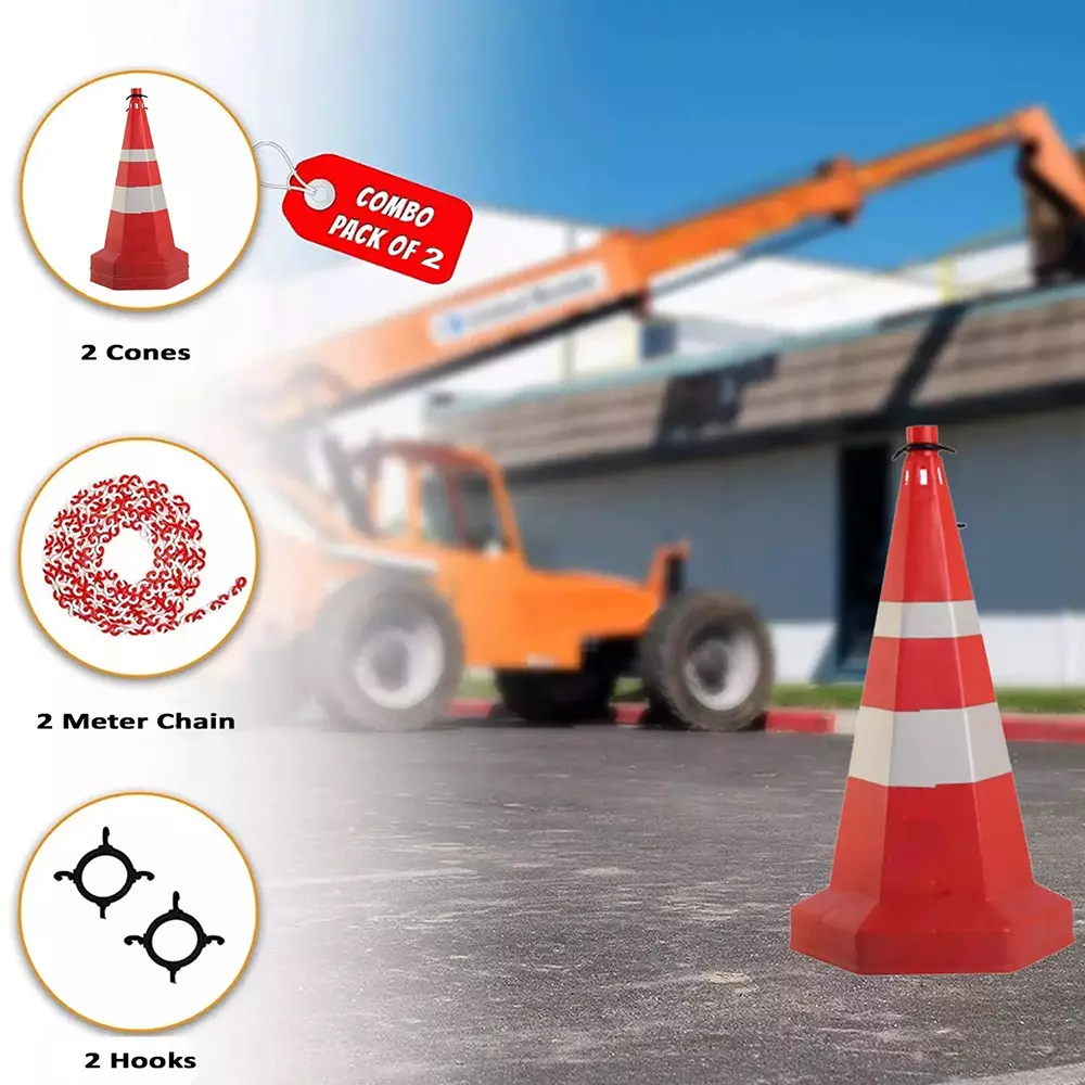 generic-road-traffic-safety-cone-with-2-mtr-chain-and-2-hooks-pack-of-2-pcs