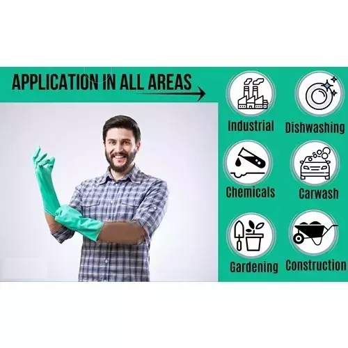 Generic Nitrile Chemical Resistant Rubber Hand Gloves