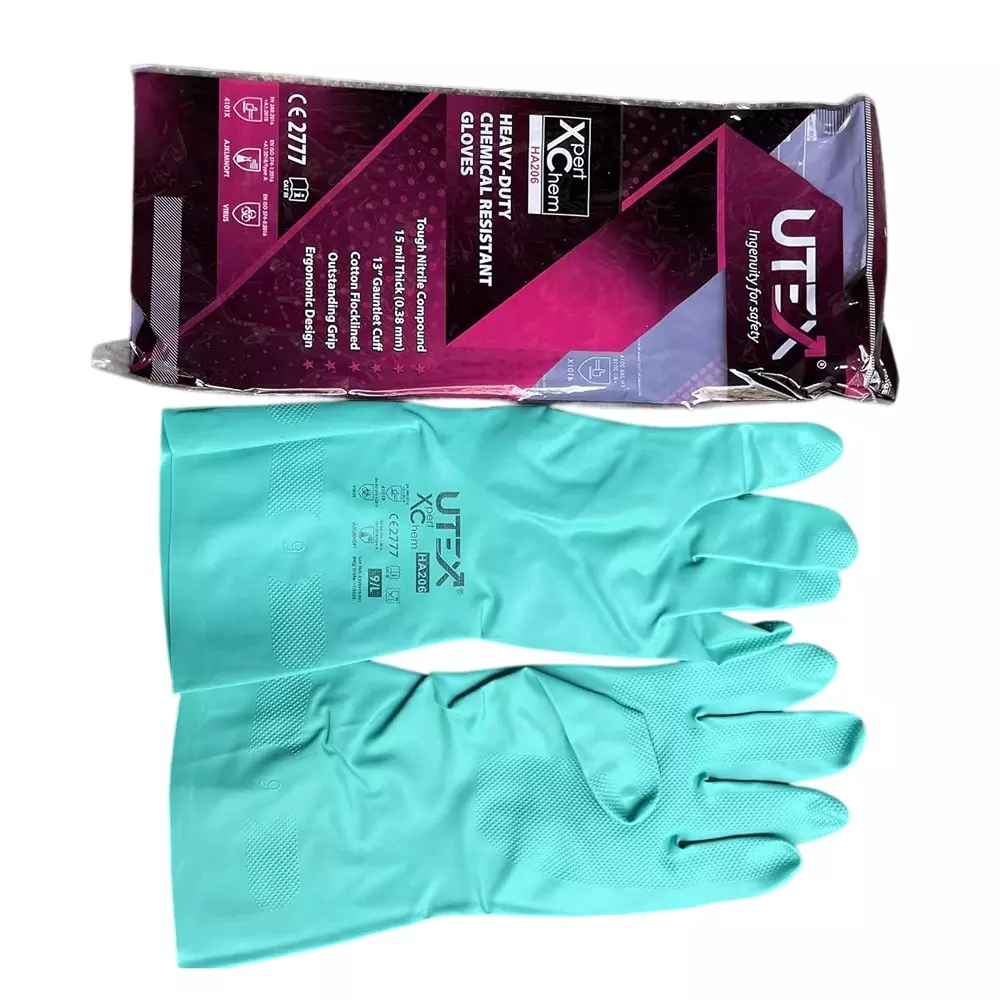 utex-xpert-chem-safety-hand-gloves-green-330-mm-length-m-size-nitrile-rubber-for-industrial-use-ha206-pack-of-24-pair
