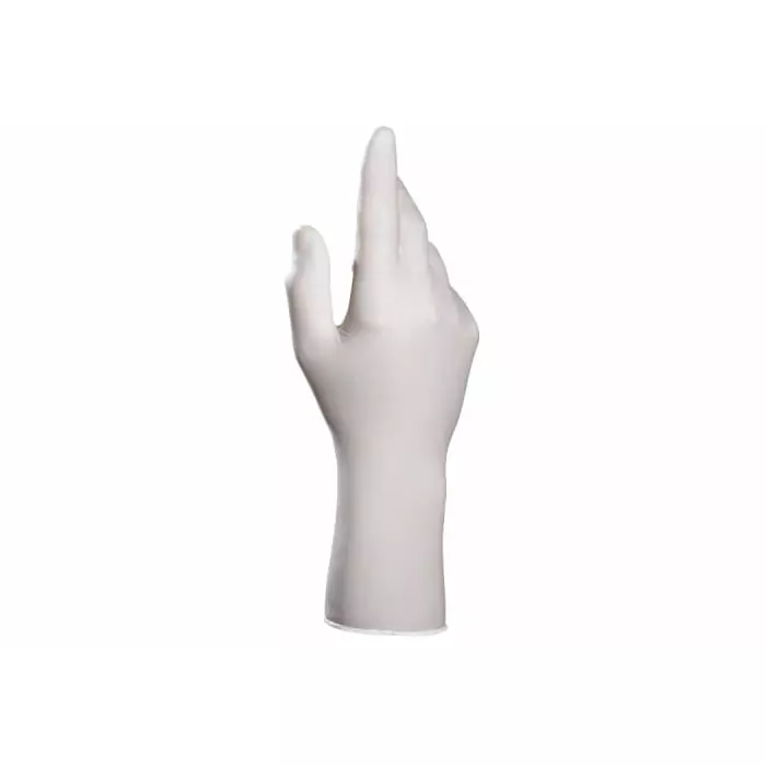 Mapa AdvanTech 529 White Nitrile Chemical Resistant Gloves Size 9, 34529009 (Pack of 100)