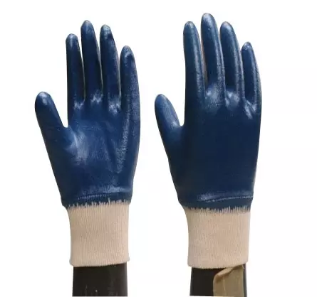 SWAVIND ECO Nitrile Full Coated Gloves Medium NTR 606 (Pack of 100 Pair)