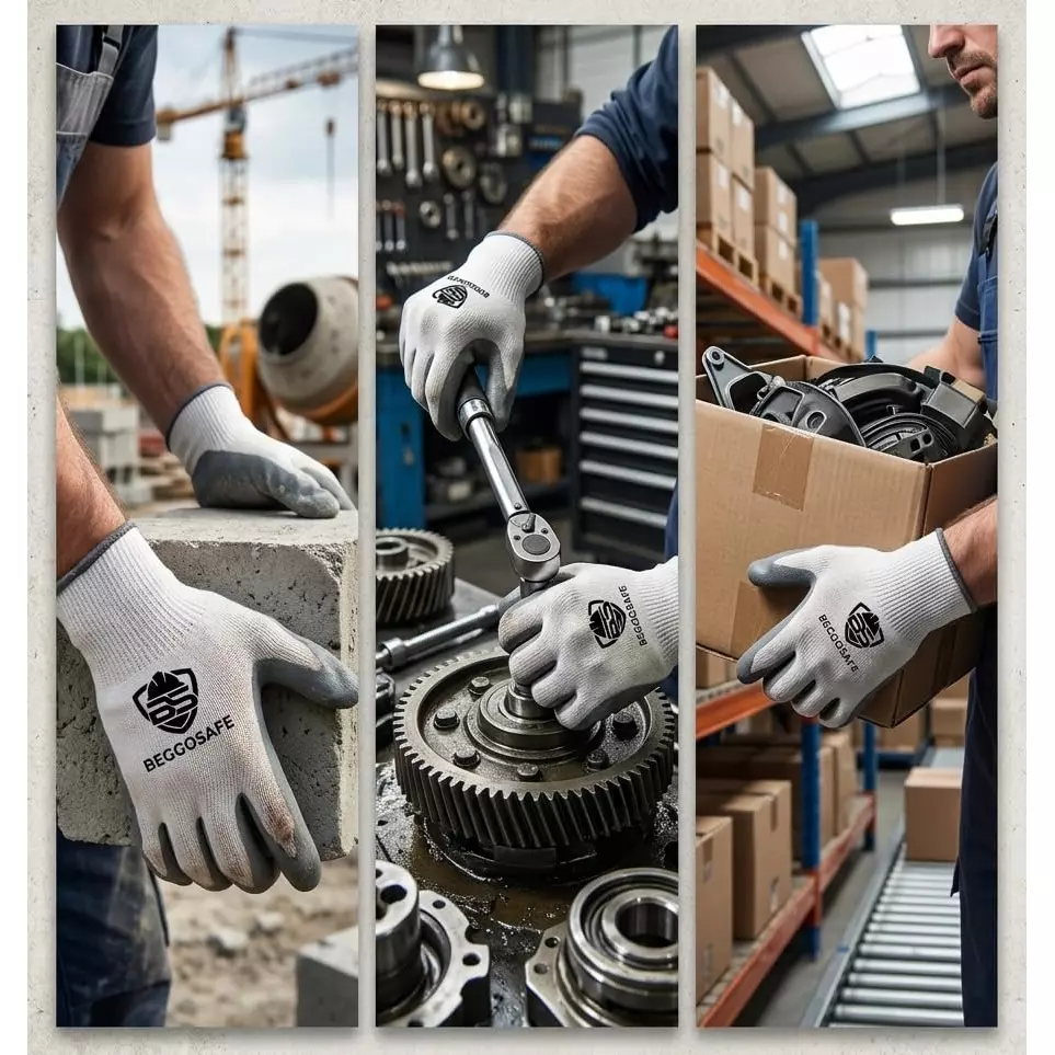 beggosafe-cut-resistant-gloves-nitrile-coated-rubber-material-reusable-grey-white-color-free-size-pack-of-60-pair