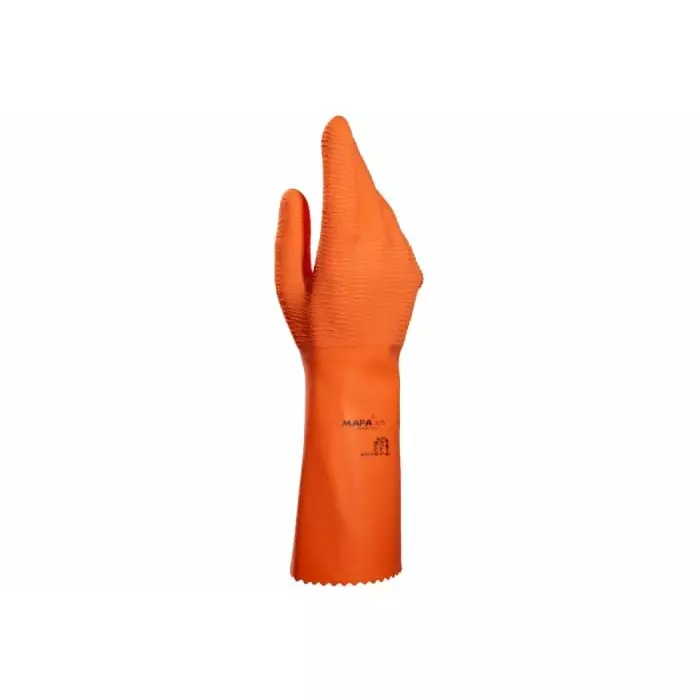 Mapa Harpon 325 Orange Natural Latex Abrasion Resistant Chemical Resistant Cut Resistant Puncture Resistant Tear, 34325009
