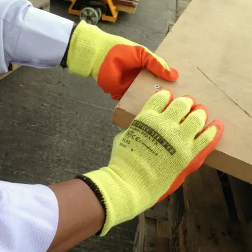 GENERIC Cut Resistant Gloves Nylon Oraneg Free Size