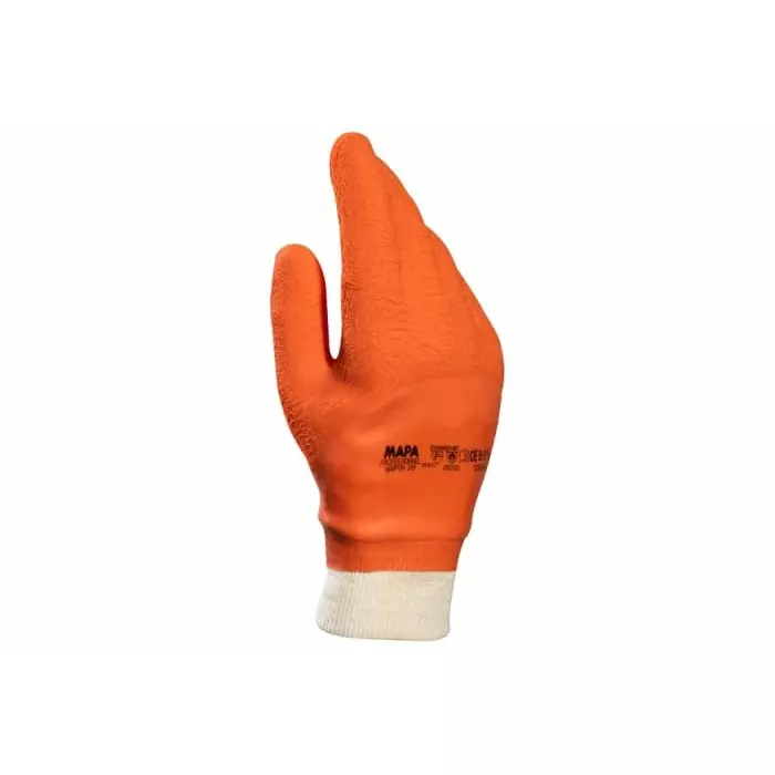 Mapa Harpon 319 Orange Natural Latex Abrasion Resistant Cut Resistant General Purpose Puncture Resistant Tear, 34319019