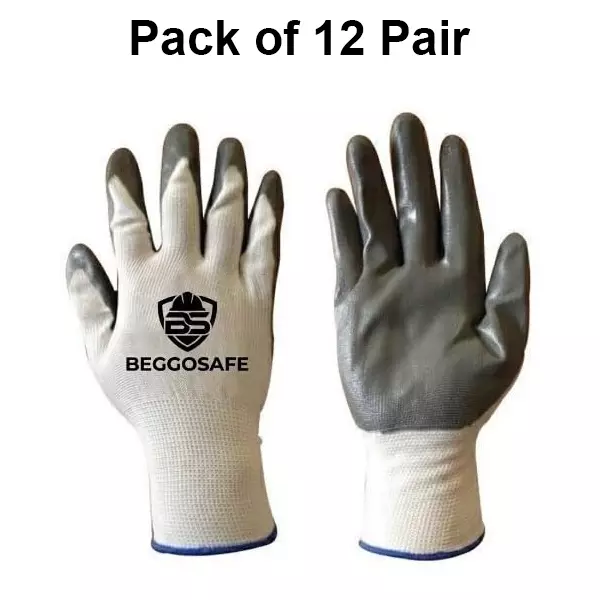 beggosafe-cut-resistant-gloves-nitrile-coated-rubber-material-reusable-grey-white-color-free-size-pack-of-12-pair