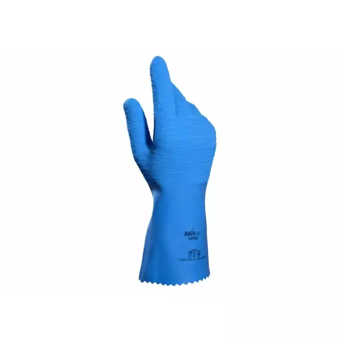Mapa Harpon 326 Blue Natural Latex Abrasion Resistant Chemical Resistant Cut Resistant Puncture Resistant Tear, 34326006