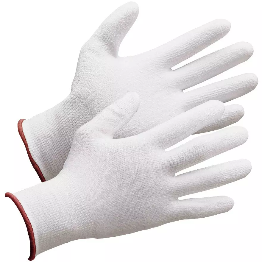 MIDORI Cut Resistance Gloves White SS Size 16.8 cm Palm Circumference, CUT GUARD-130V SS