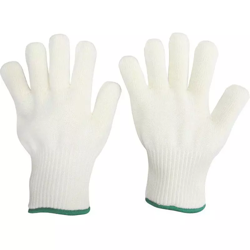 MIDORI Heat Resistant Gloves Yellow-white M Size 23.0 cm Palm Circumference, M-AR101-M