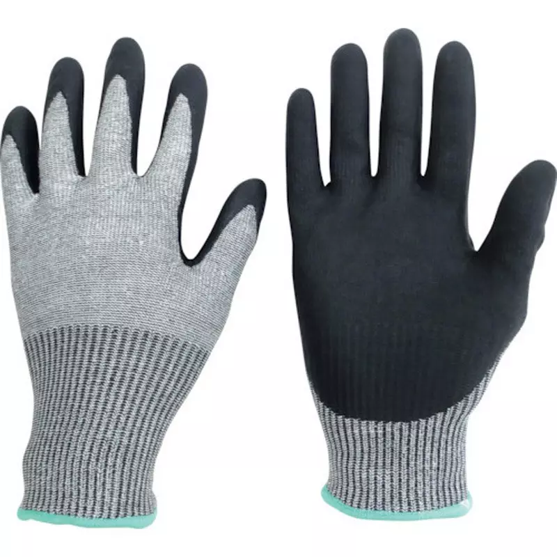 MIDORI Cut Resistance Gloves Gray / Black M Size 17.8 cm Palm Circumference, CUT GUARD-F130-M