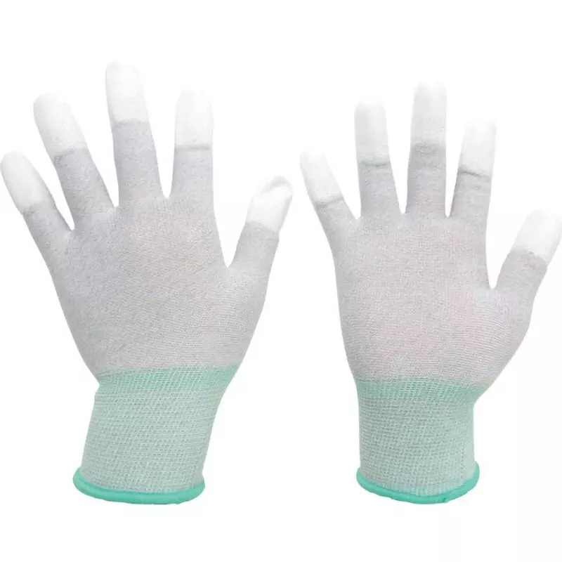 MIDORI Static Dissipative Gloves Gray M Size 17.0 cm Palm Circumference, MCG601N-M (Pack of 10 Pair)