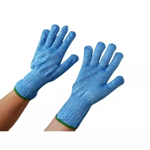 RS PRO Cut Resistant Gloves HPPE, Nylon, Polyester Blue Size 8, 2459028