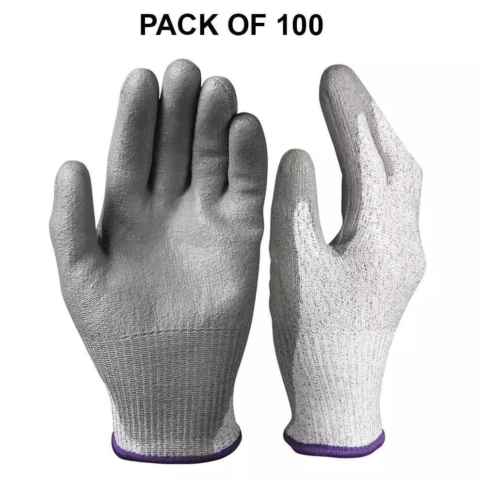 GENERIC Cut Resistant Gloves Gray (10 inch) 254 mm (Pack of 100)
