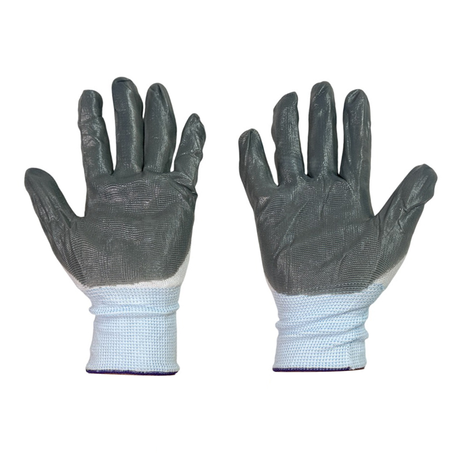 GENERIC White and Grey Standard Cut Resistant Gloves, (Pack of 24)