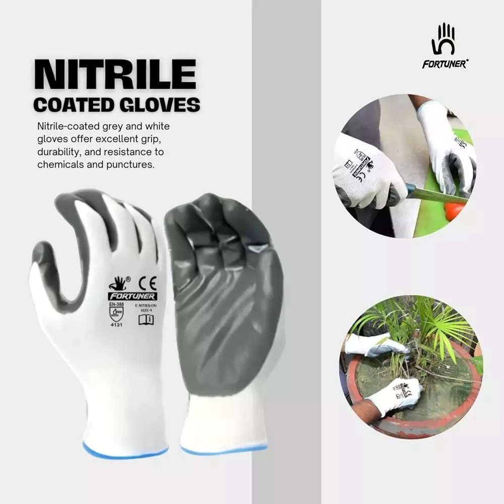 GENERIC Cut Resistant Gloves Gray Free Size (Pack of 100)