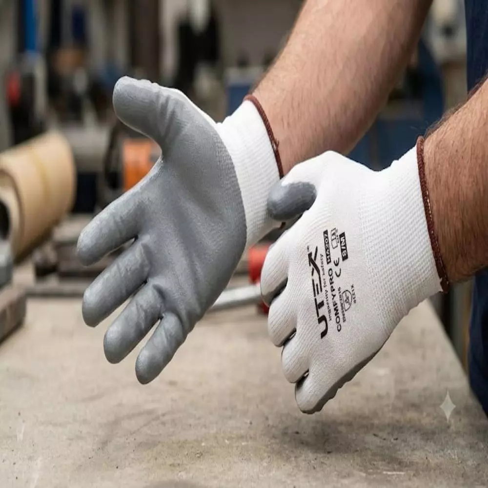 utex-comfypro-safety-hand-gloves-white-grey-cotton-linnig-material-m-size-polyester-for-industrial-use-ha207-pack-of-24-pair