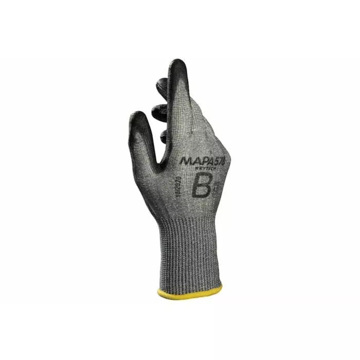 Mapa KryTech 578 Black Grey Polyurethane Abrasion Resistant Cut Resistant General Purpose Puncture Resistant Tear, 34578006