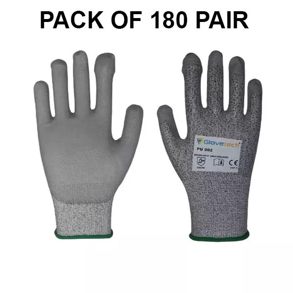 glovetech-cut-resistant-scrapper-gloves-polyurethane-coating-liner-13-gauge-hppe-fiber-size-m-salt-and-pepper-color