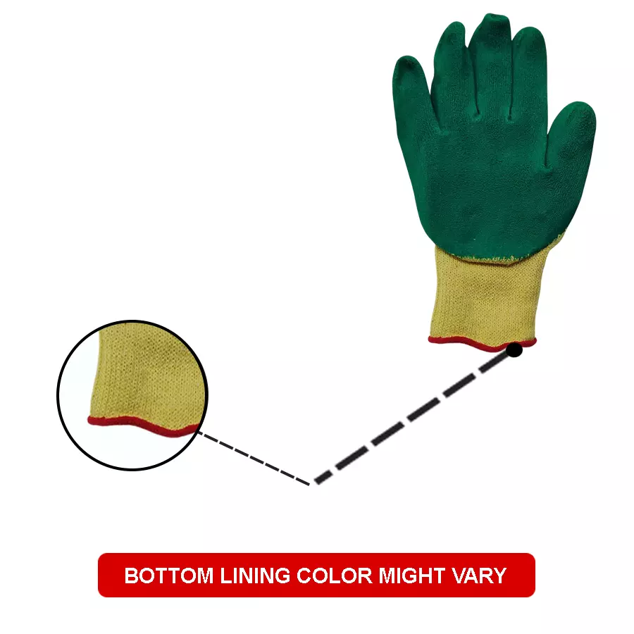 Generic Nylon Cut Resistant Gloves Multi Color, Standard Size, FS3301902 (Pack of 12 Pair)