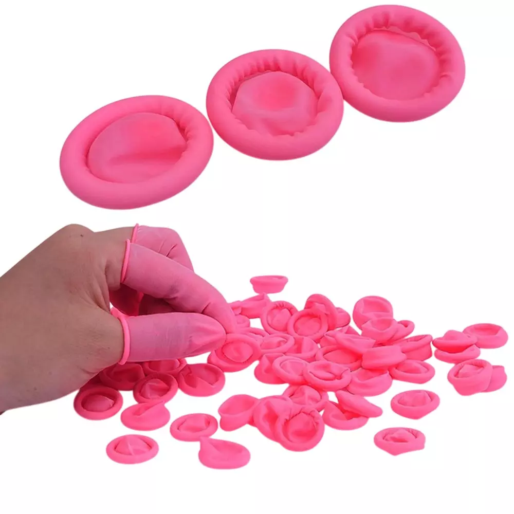 schofic-anti-static-latex-finger-cots-esd-safe-chlorinated-rubber-fingertips-4-mil-thickness-pink-pack-of-100