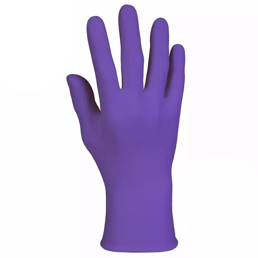 Kimberly-Clark Kimtech 9.5in (M) Food Grade Purple Nitrile Exam Gloves,KC-55082(Pack of 100 Pcs)