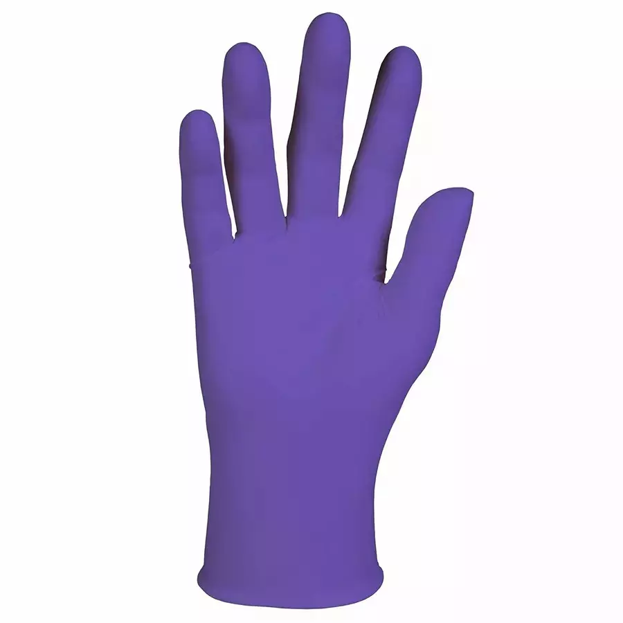 Kimberly-Clark Kimtech 9.5in (M) Food Grade Purple Nitrile Exam Gloves,KC-55082(Pack of 100 Pcs)