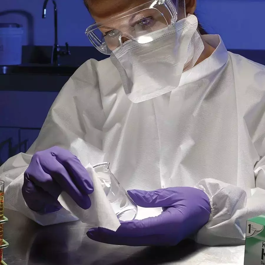 Kimberly-Clark Kimtech 9.5in (M) Food Grade Purple Nitrile Exam Gloves,KC-55082(Pack of 100 Pcs)