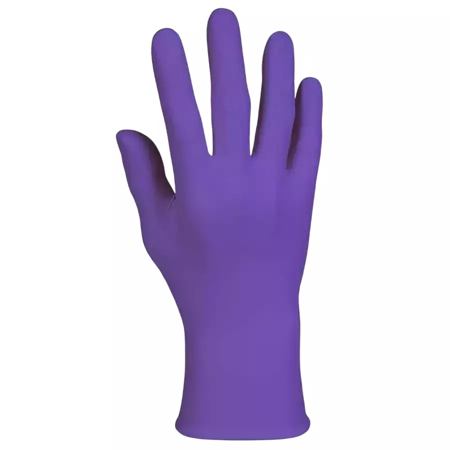 Kimberly-Clark Kimtech 9.5in (M) Food Grade Purple Nitrile Exam Gloves,KC-55082(Pack of 100 Pcs)