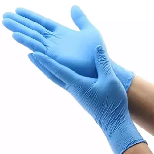 3P Nitrile Examination Hand Gloves Left, Right Hand Orientation Blue for Surgical or General Medical Use (Pack of 1250 Pairs)