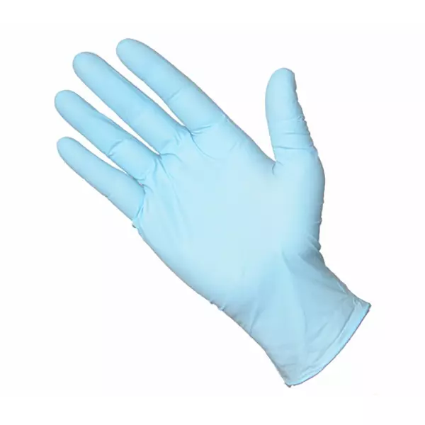 RS PRO Disposable Gloves Nitrile 100 Gloves Blue Food Safe Powder Free, 2535161 (Pack of 100)