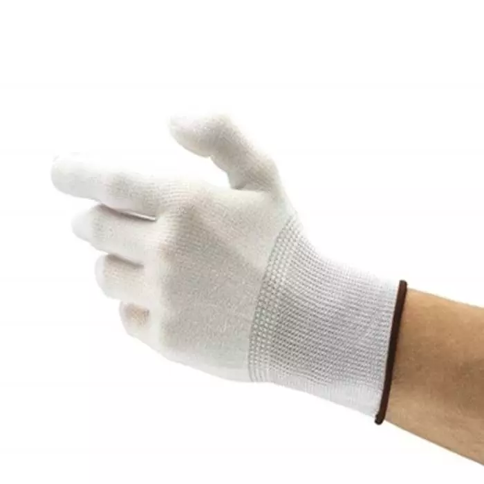 Ansell HyFlex 11-300 White Nylon Good Dexterity Gloves Size 8, 11300080