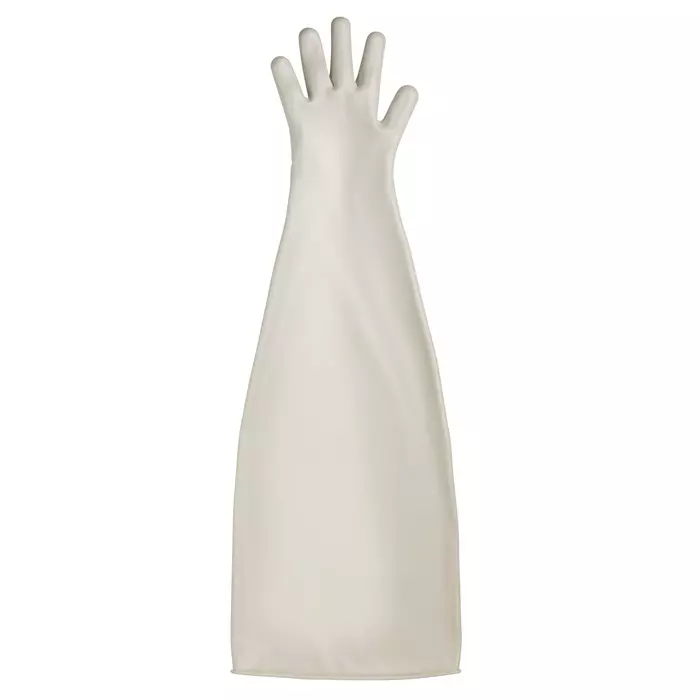 Ansell AlphaTec 85-300 White Polyethylene Chemical Resistant Work Gloves Size 9.5, 85300095 (1 Pair)