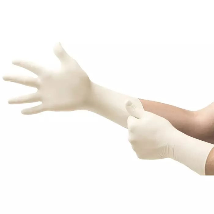 Ansell TouchNTuff 73-500 Cream Neoprene Chemical Resistant Work Gloves Size 7.5, 73500075