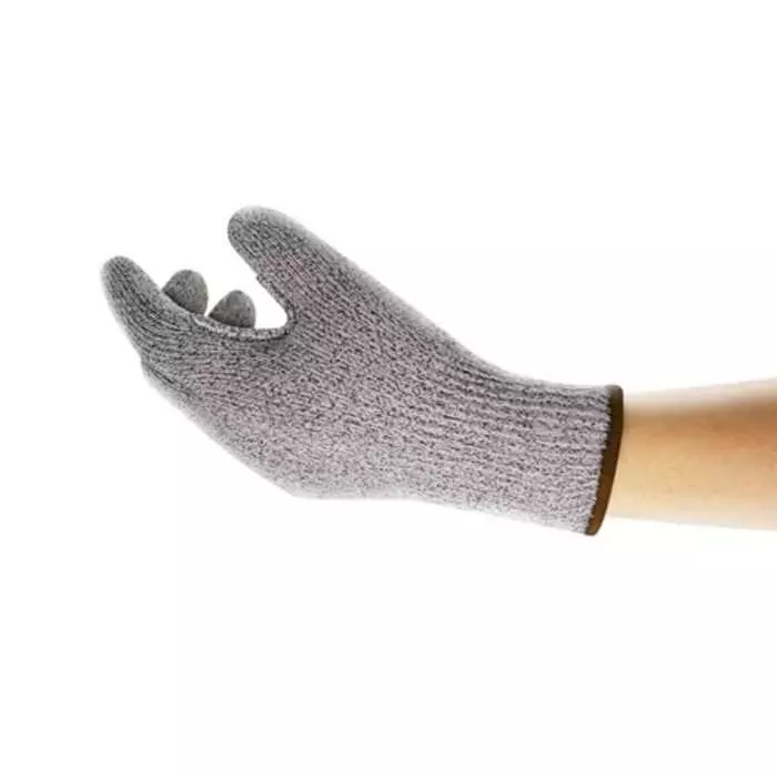 Ansell Edge 48-700 Grey Polyester Spandex Abrasion Resistant Cut Resistant Work Gloves Size 6, 48700060