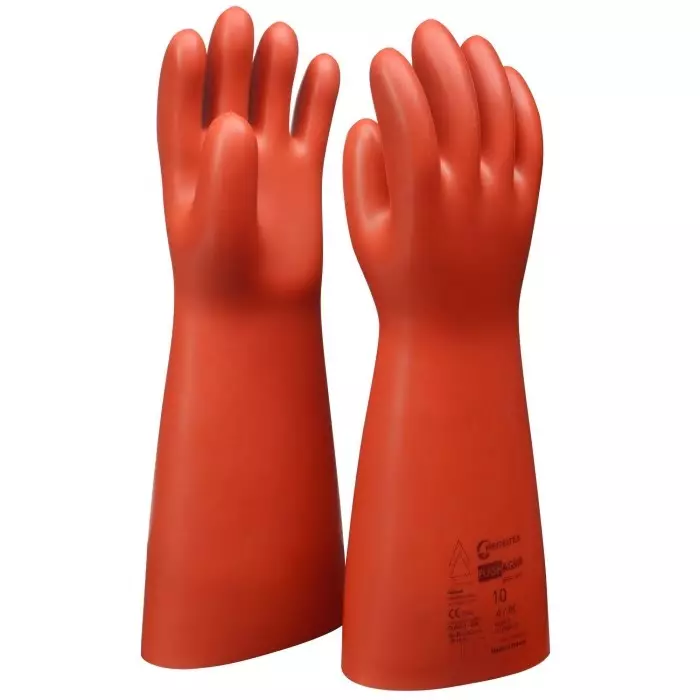 Facom Maintenance/Personal Equipment Red Latex Mechanical Protection Gloves, Size 10, BC.10CVE