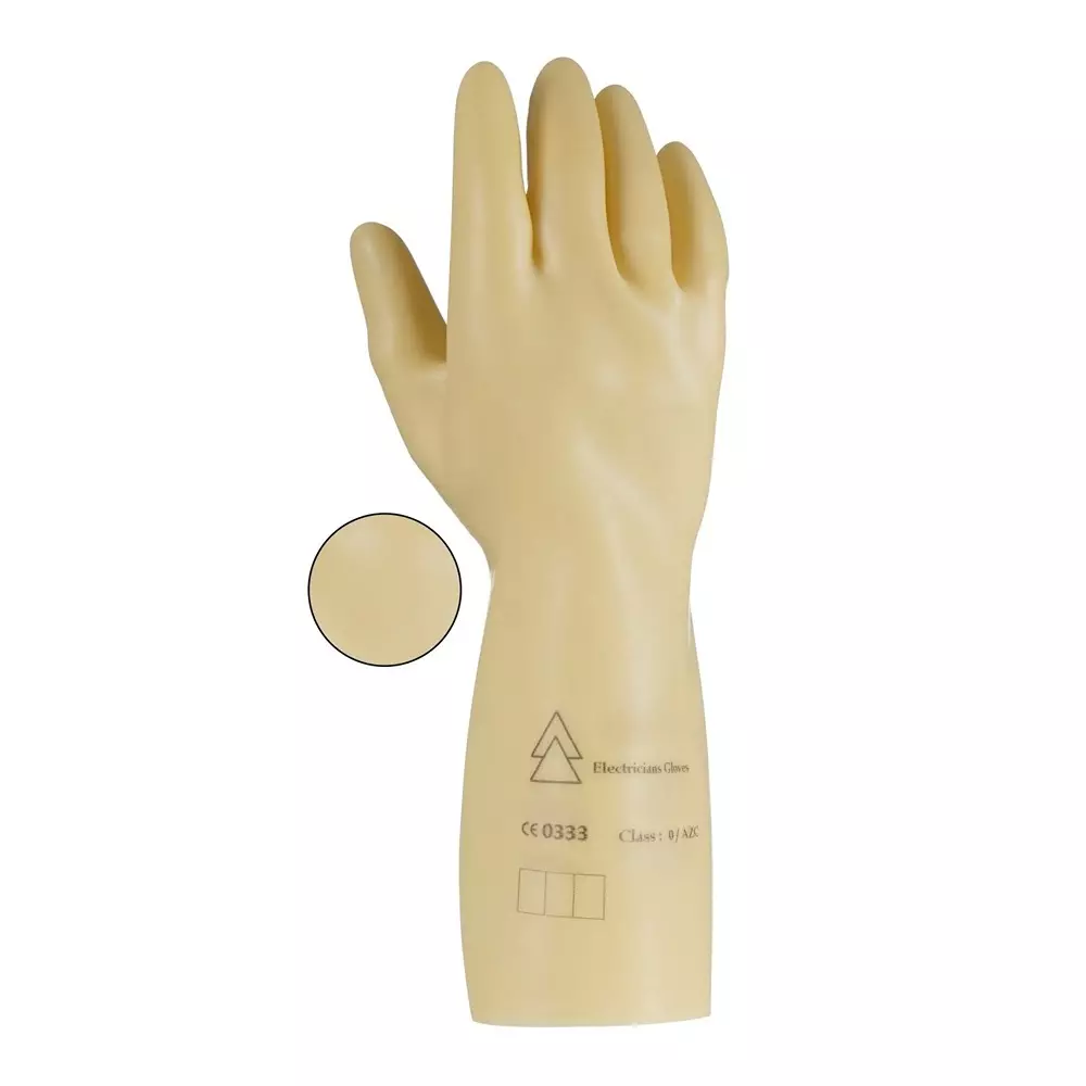 Facom Beige Latex Electrical Electricians Gloves, Size 10, BC.91VSE