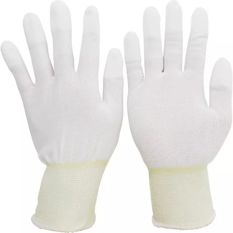 MIDORI Inspection/Assembly Gloves LL Size 15 Gauge Nylon Seamless Knitting Hand, MCG701N-LL (Pack of 10 Pair)