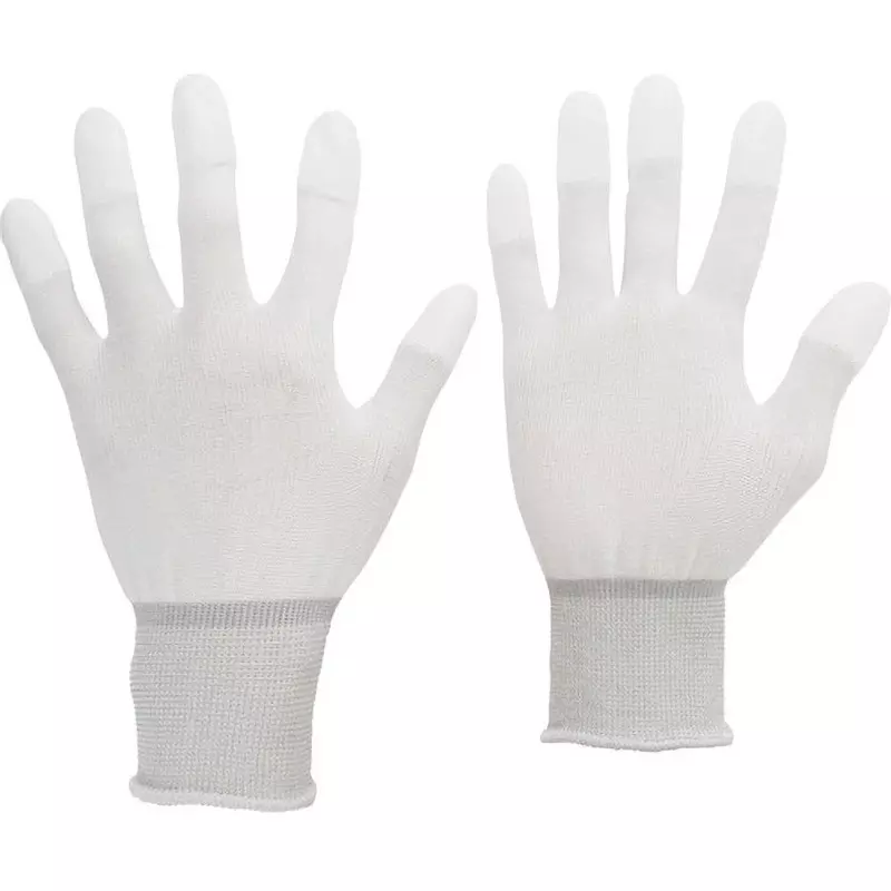 MIDORI Inspection/Assembly Gloves L Size 15 Gauge Nylon Seamless Knitting Hand, MCG701N-L (Pack of 10 Pair)