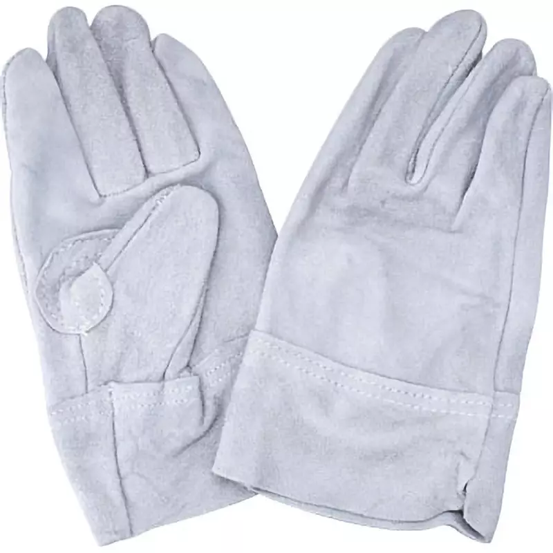 MonotaRO Cowhide Leather Work Gloves Inseam Free Size, 21758056 (1 Pair)