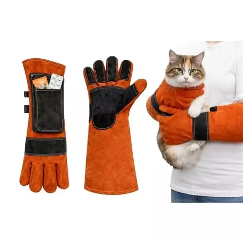 hanmech-leather-animal-handling-gloves-bite-proof-for-snake-reptile-dog-cat-with-pocket-for-pet-treats-size-508-mm-20-inch