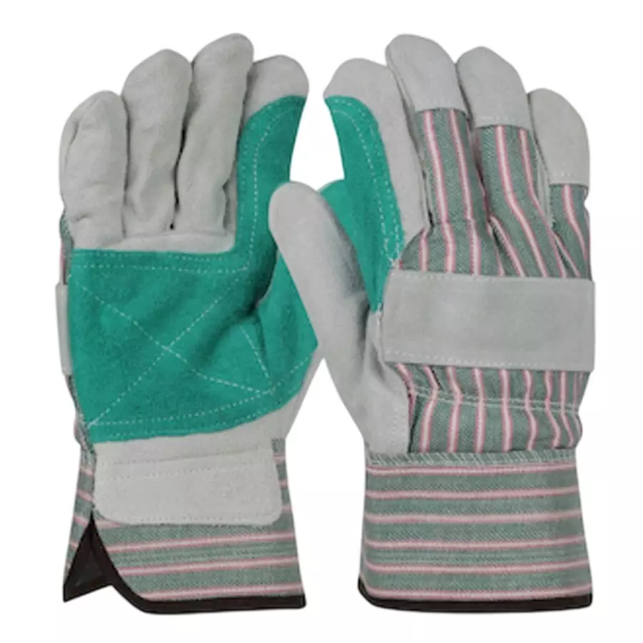 Glovetech Economy Canadian Rigger Double Palm Gloves Cuff 7 cm Size XL Green, LG 010 (Pack of 180 Pair)