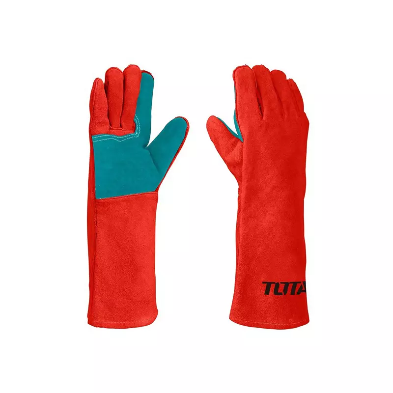 Total Welding Leather Gloves Heat Resistant Fireproof with Kevlar Stitching (406.4 mm) 16 inch, TSP15216