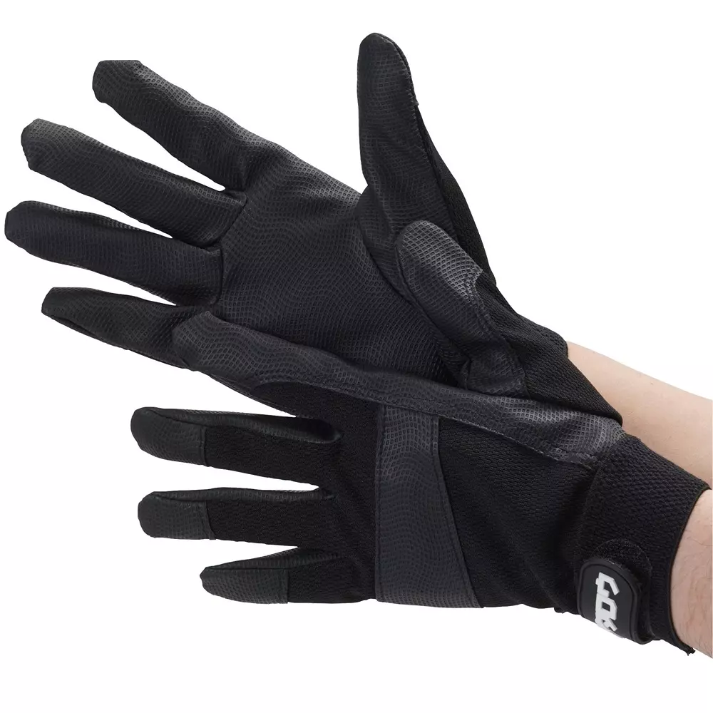 MonotaRO PU Gloves Black About 21.5 cm Overall Length M Size, Logo (MonotaRO) Black M