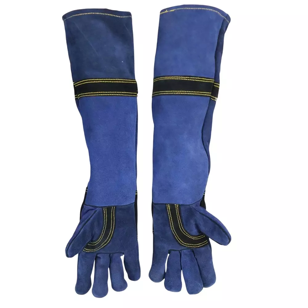HANMECH Multi-Purpose Leather Gloves Welding & Animal Handling Size 609 mm (24 inch)