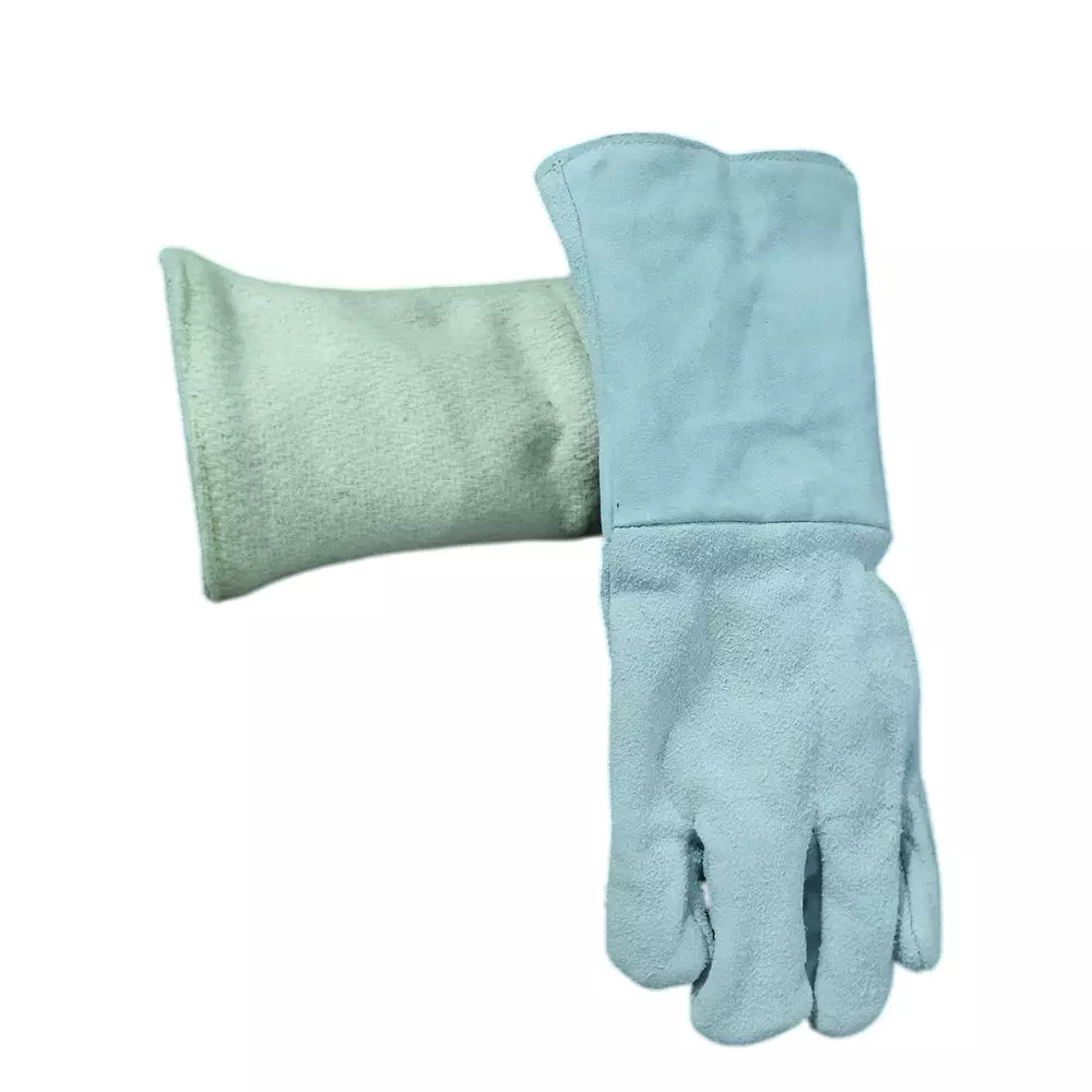 GENERIC Leather Hand Gloves Premium Leather Gray (14 inch) 355.6 mm (Pack of 200)