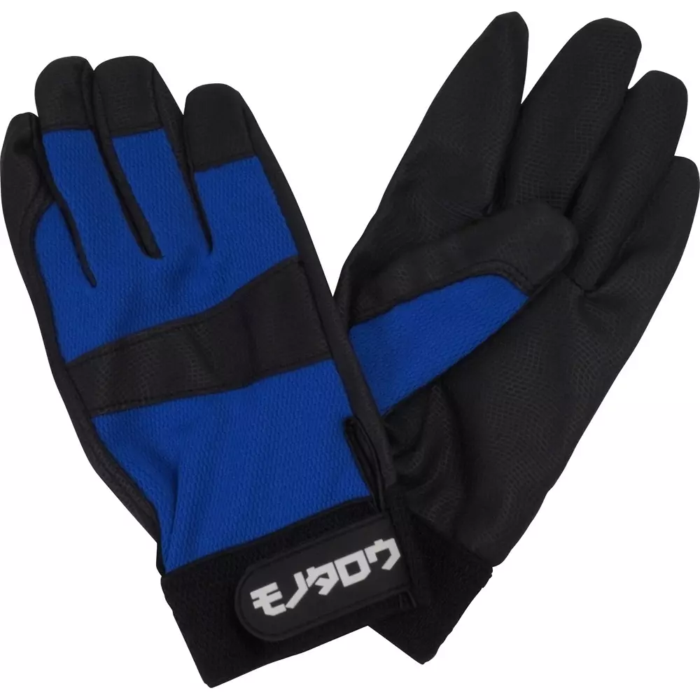 monotaro-pu-gloves-blue-about-225-cm-overall-length-l-size-logo-monotaro-blue-l